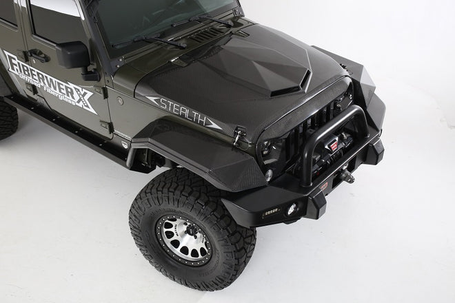 2007-2017 Jeep JK to JL “RebelX” Conversion Hood – FiberwerX