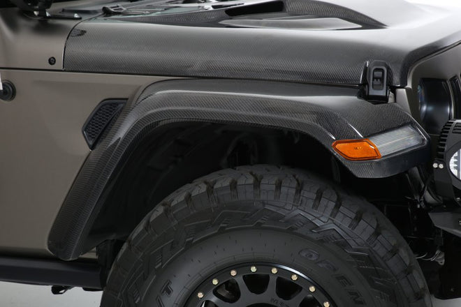 2007-2017 Jeep JK to JL “RebelX” 4 Piece Fender Kit – FiberwerX