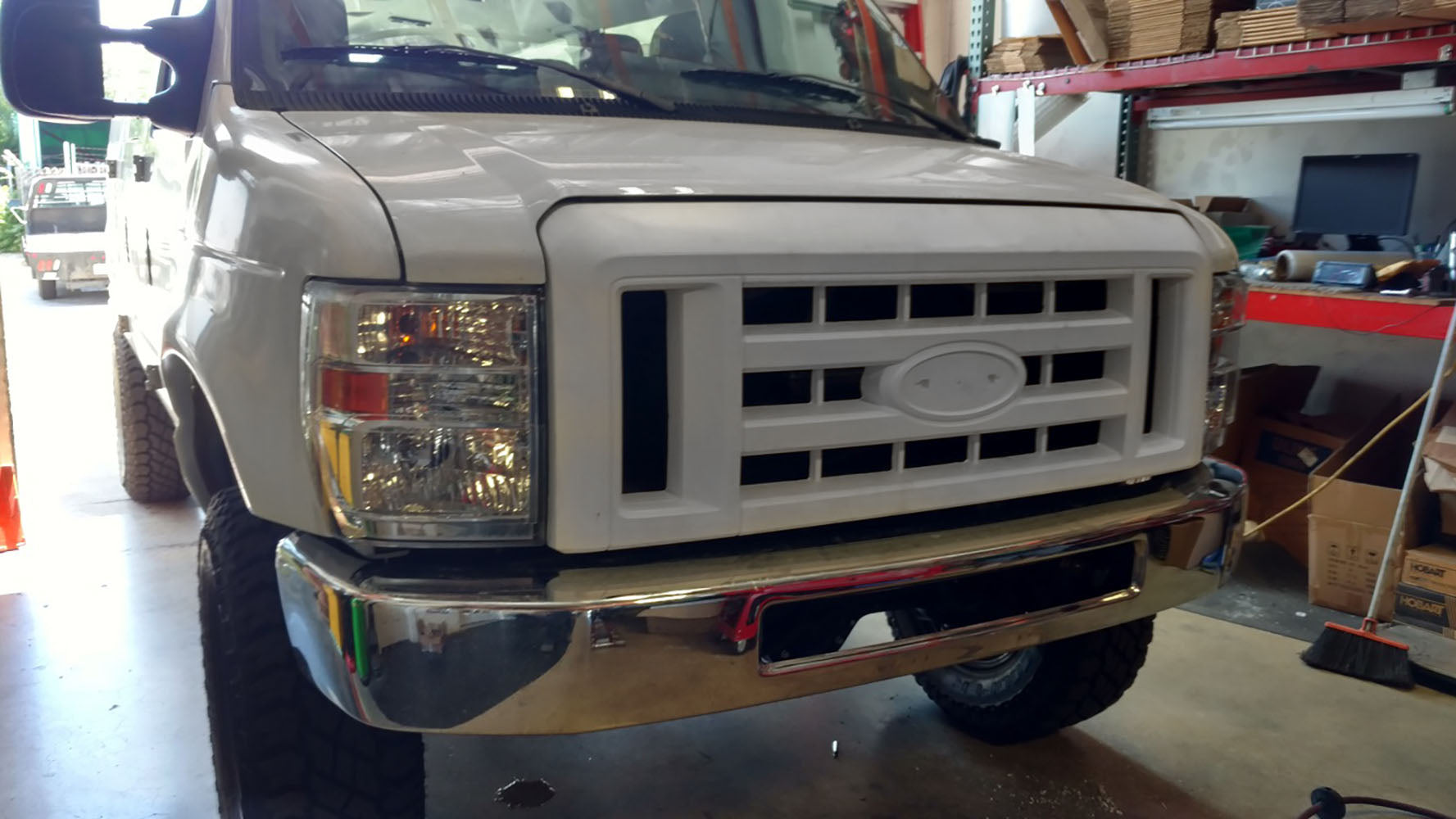 ford econoline van front end conversion