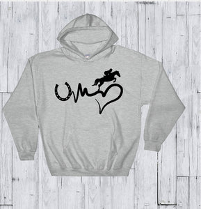 hoodie with horse design