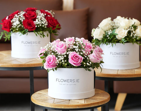 Mother's Day flower Hatbox Arrangement