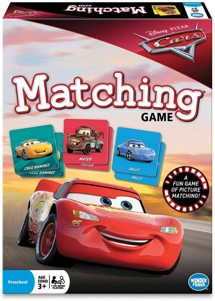 disney cars matching game