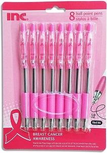 INC. Ball Point Pens, Pink Breast Cancer Awareness - L  D Novelties product image