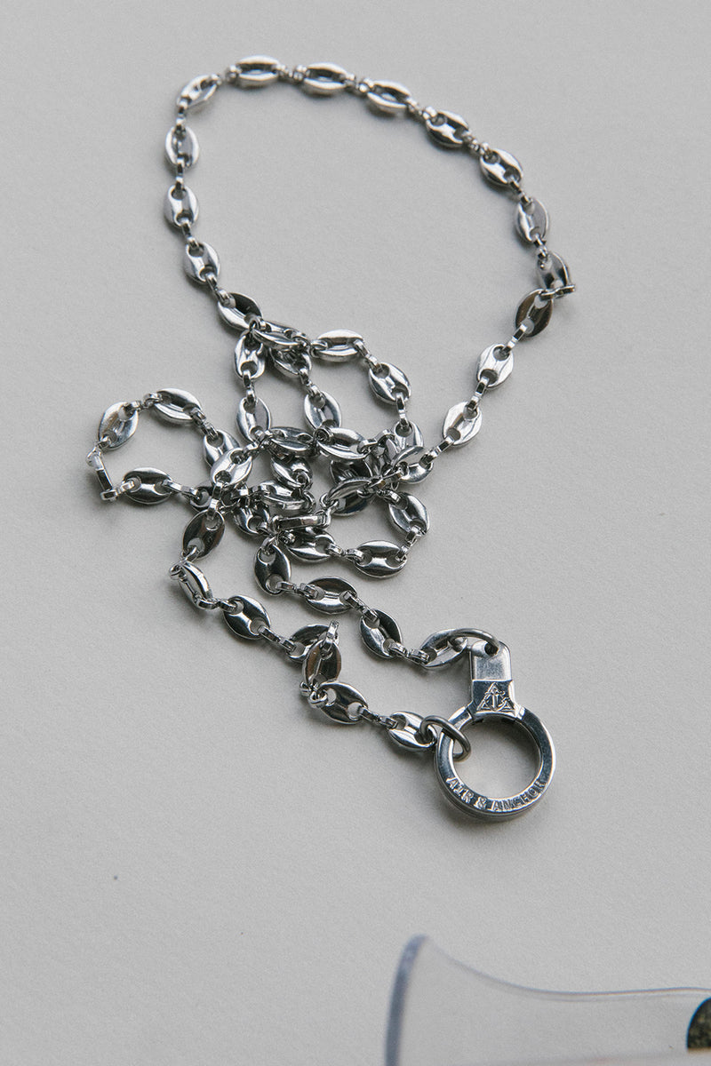 Stainless Steel This Little Piggy Necklace with Cuff Keeper – Air & Anchor