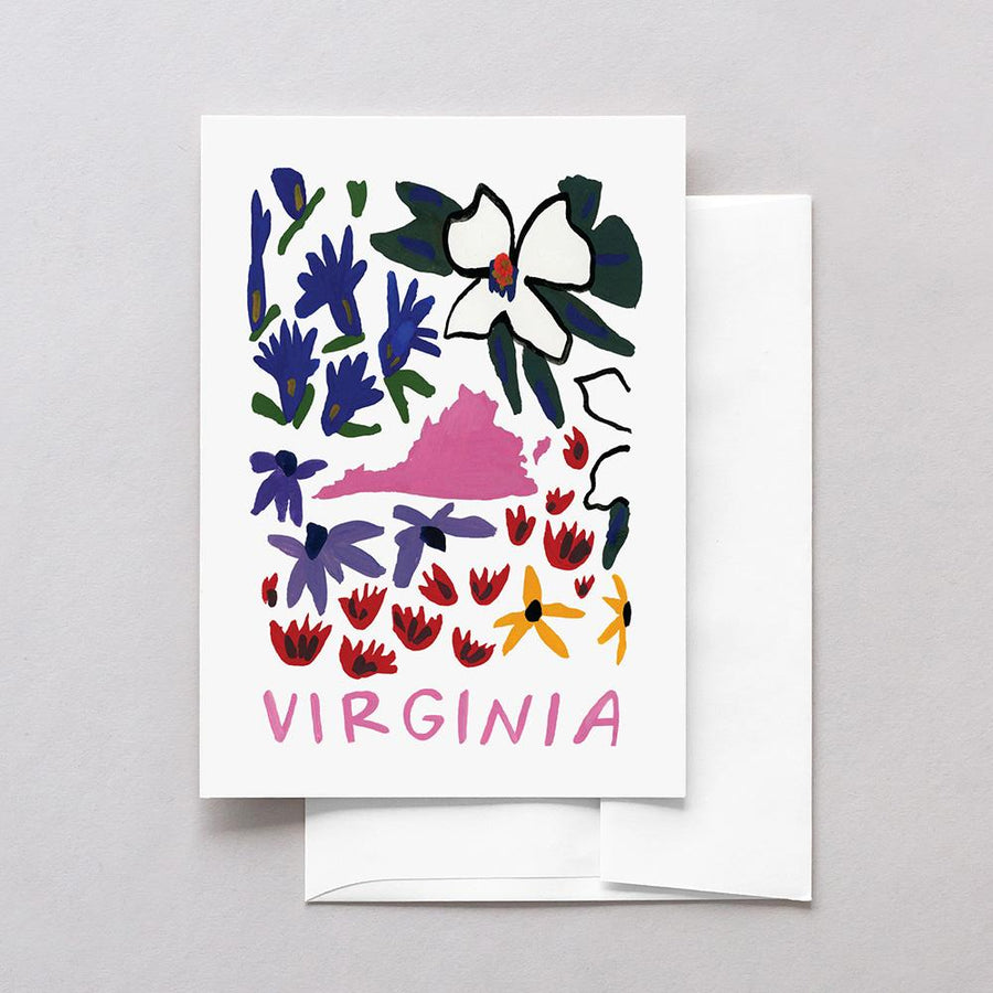 Virginia Blue Ridge Mountains Greeting Card - 50 States of Beauty