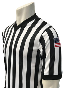 USA200TASO-607 - Smitty "Made in USA" "BODY FLEX" - "TASO" Short Sleeve Basketball V-Neck Shirt