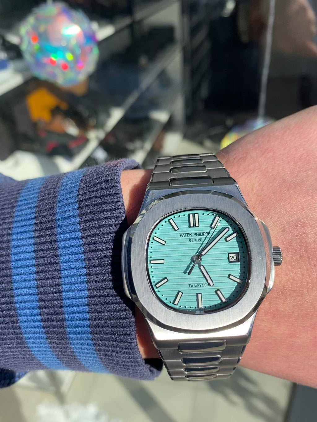 Patek Philippe Nautilus Tiffany Blue Dial Replica