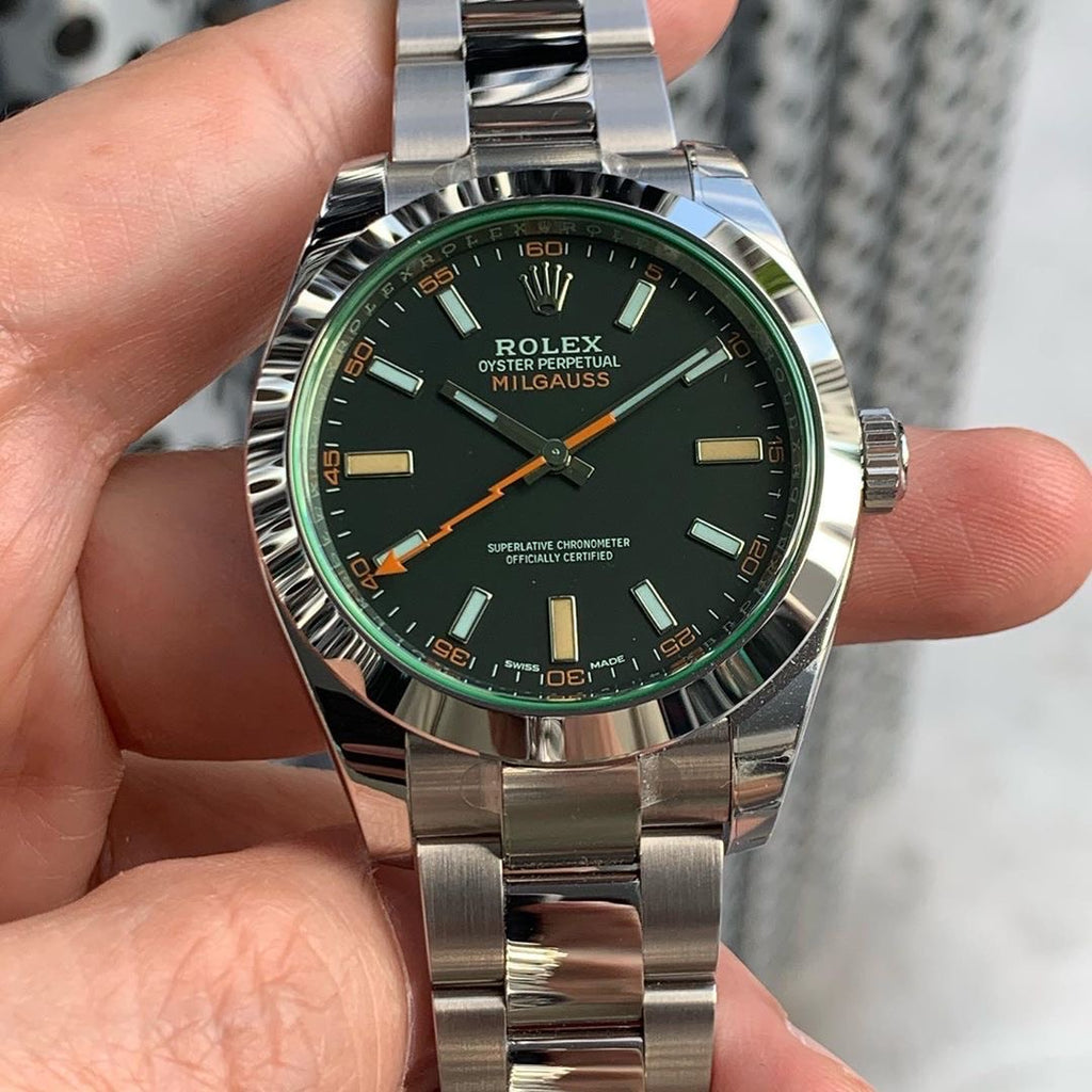 rolex milgauss iced out