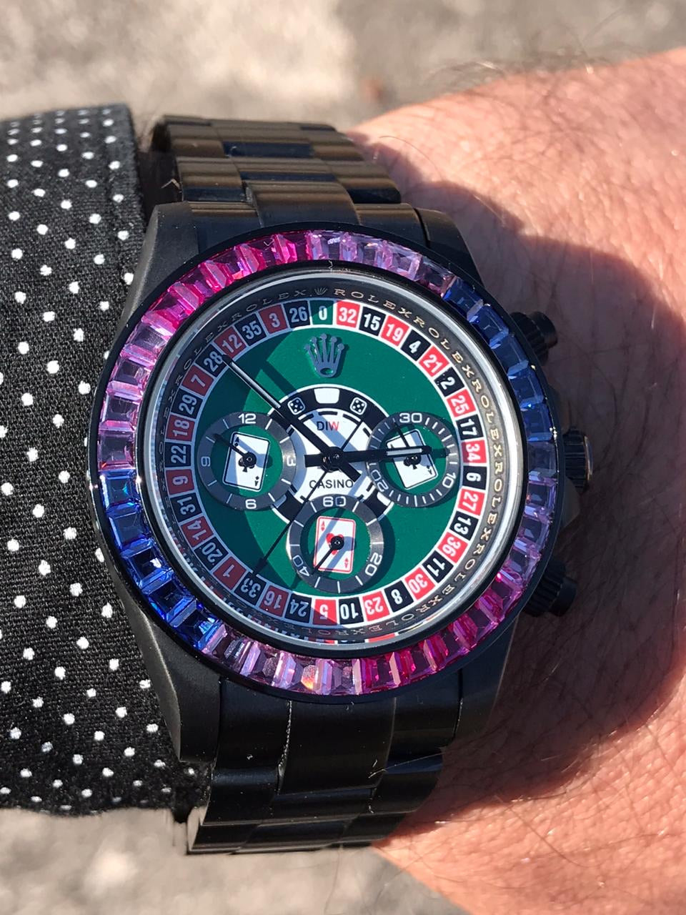 Daytona Cosmograph Mad Casino Iced Out