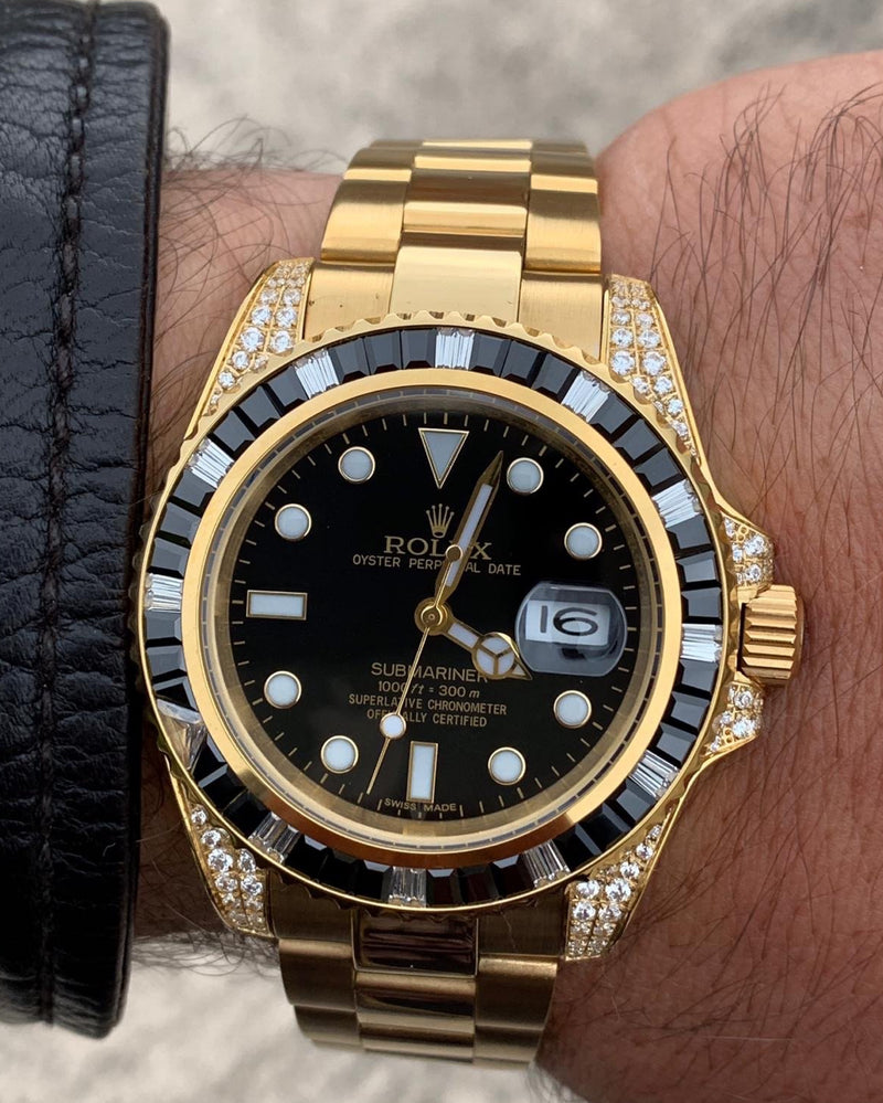 rolex submariner iced out