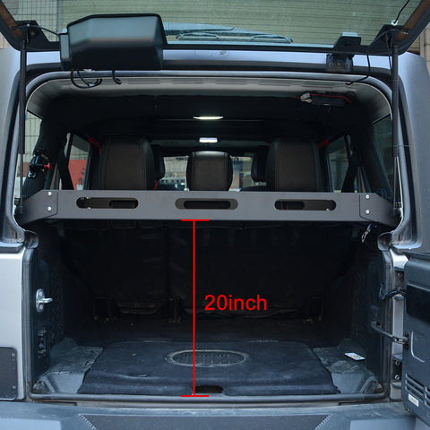 jeep rear storage rack