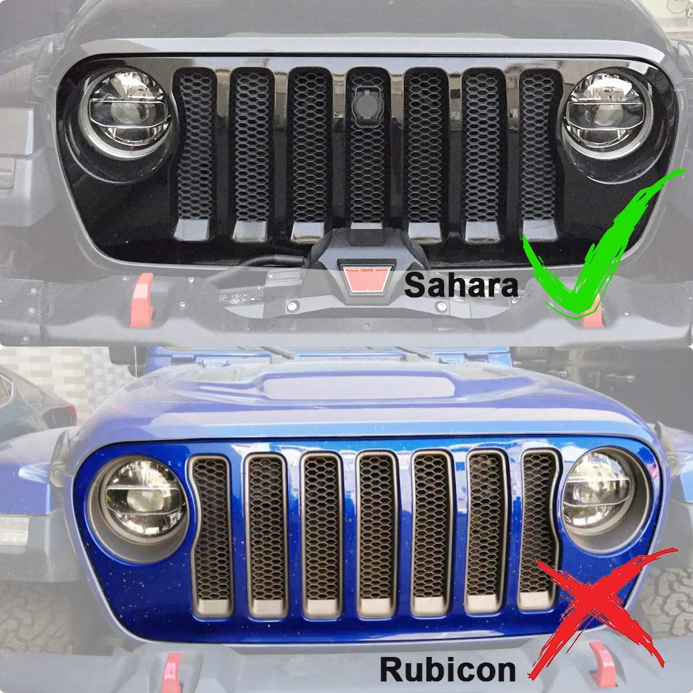Maiker Grill Insert Fit for Jeep Grill Insert ABS JL Black Front Inser –  Maiker Offroad