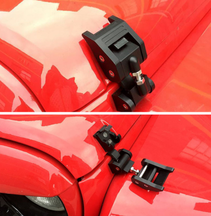 Miker Engine Hood Latch Lock Catches Kits for Jeep Wrangler JK Unlimit –  Maiker Offroad