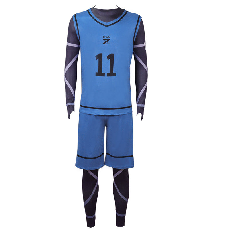 BLUE LOCK Isagi Yoichi Cosplay Costume Anime Football Sports Uniform H ...