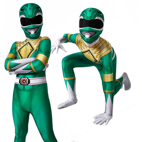 Kids Green Ranger Cosplay