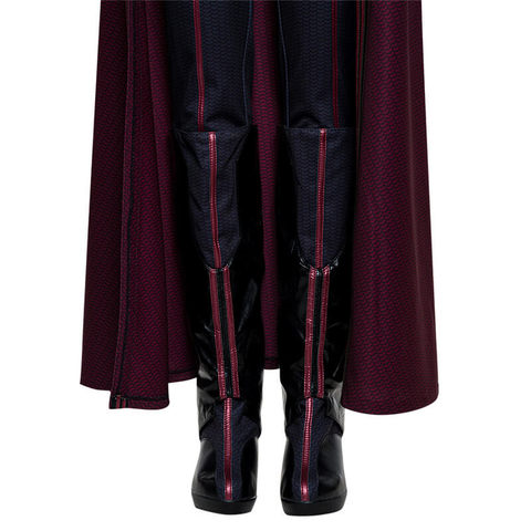 Adult Wandavision Wanda Maximoff Scarlet Witch Cosplay Full Costume No Boots