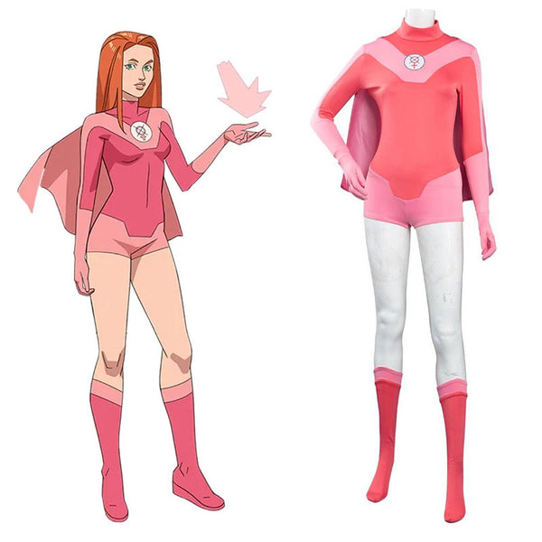 Atom Eve Costumes Invincible Cosplay Halloween Superhero Outfits