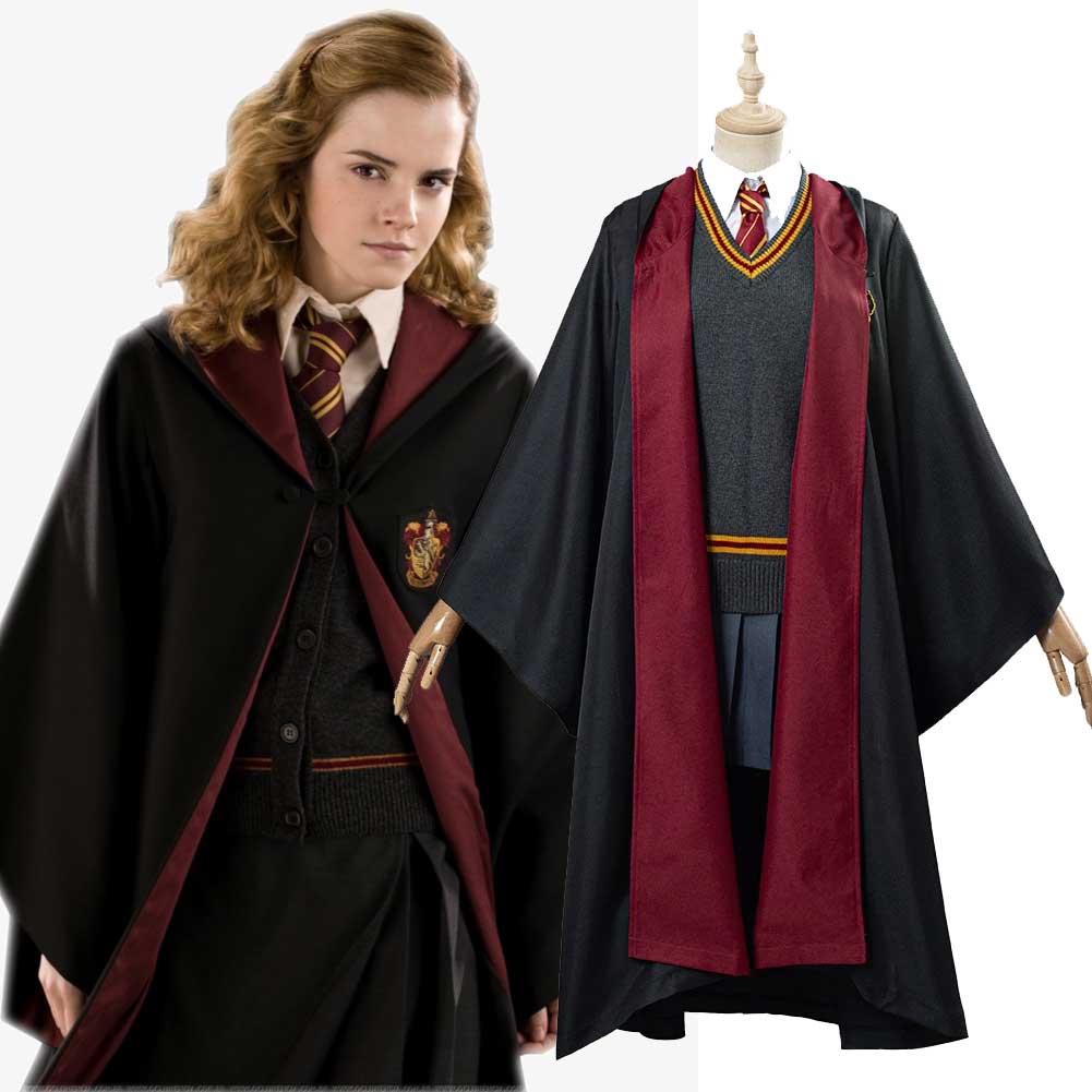 Harry Potter Hermione Granger Costume Gryffindor School Uniform Women