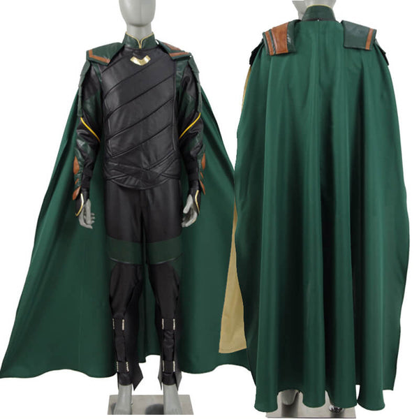 Thor 3 Ragnarok Loki Outfit with Cloak