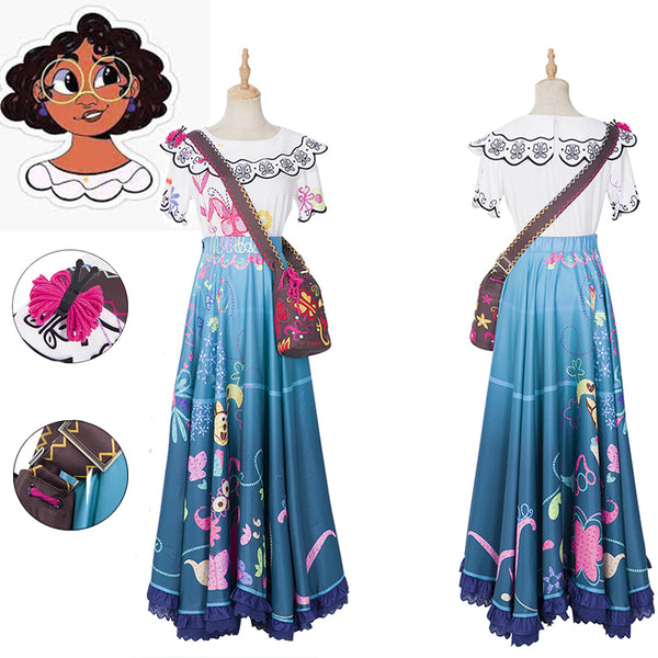 Let's Make Our Dolls Clothes inspired by Encanto : DIY Dolores, Luisa,  Mirabel Skirts 