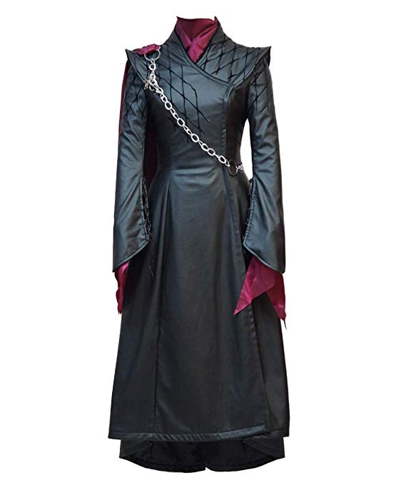 Game of Thrones 8 Women Halloween Queen Daenerys Costume Dress Cosplay ...