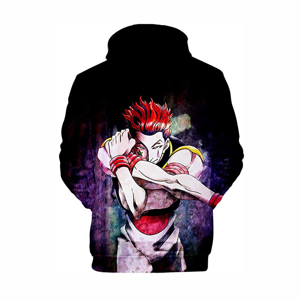 Hunter X Hunter Hisoka Cosplay Hoodie 3d Printed Hooded Pullover Sweat Accosplay