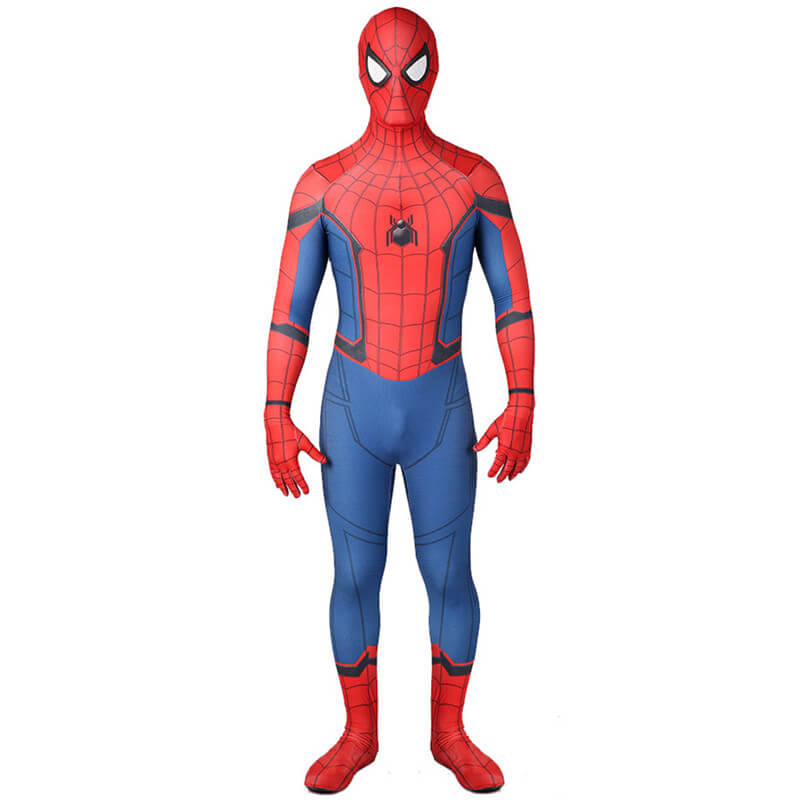 Spider-Man:Homecoming Bodysuit Jumpsuit Halloween Cosplay Costume ...