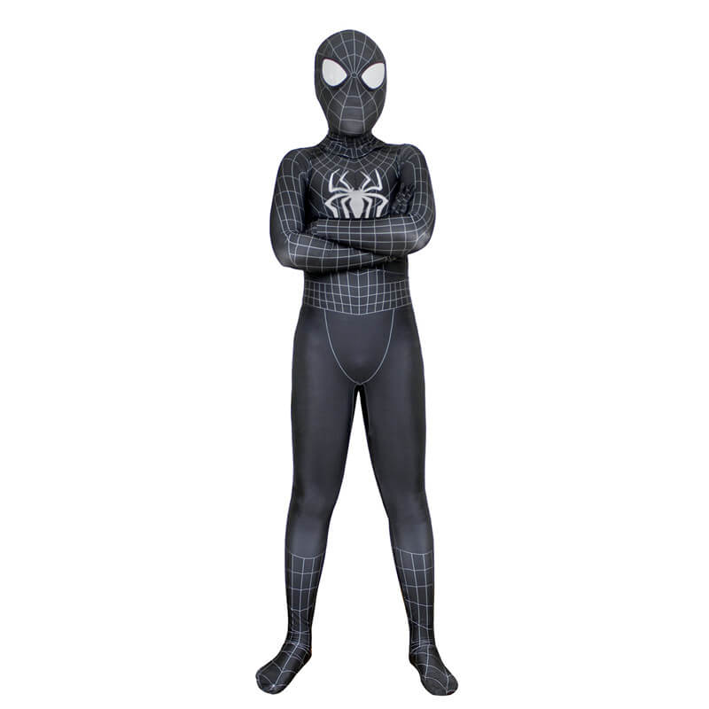 The Amazing Spider-Man Black Cospaly Suit Jumpsuit Bodysuit Costume ...