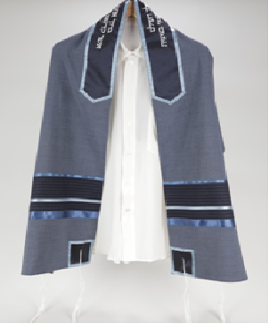 Youthful Easy Going Blue Tallitot, Bar Mitzvah Tallit Set