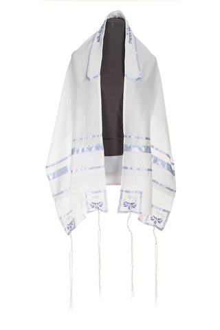 Buy the Four Mothers Tallit in Lilac for Women at a discounted price from Galilee Silks