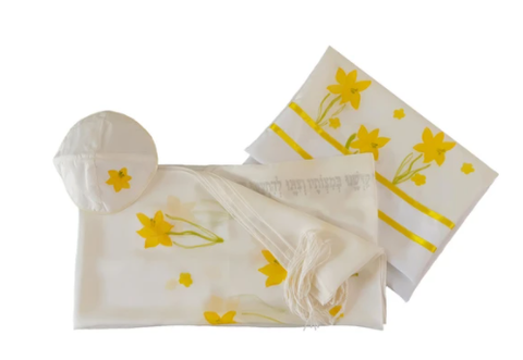 The Daffodils tallit for women