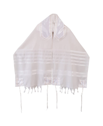 Peace Tallit - Unique Stripes Bar Mitzvah Tallit by Galilee Silks