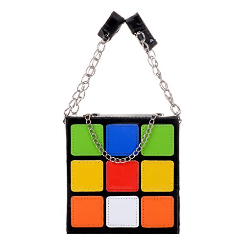 Cube Handbag Magic Cute Shape Shoulder 