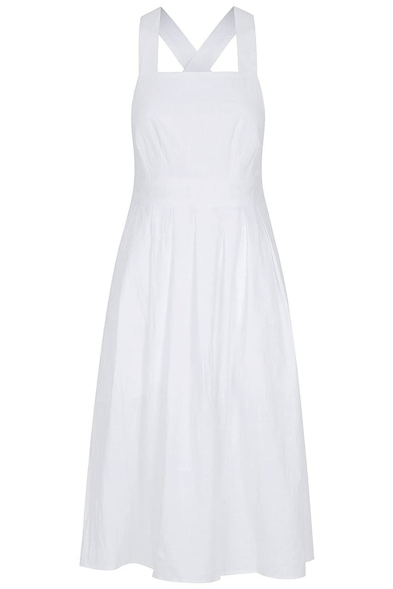 Fiorella Crossback Dress - White