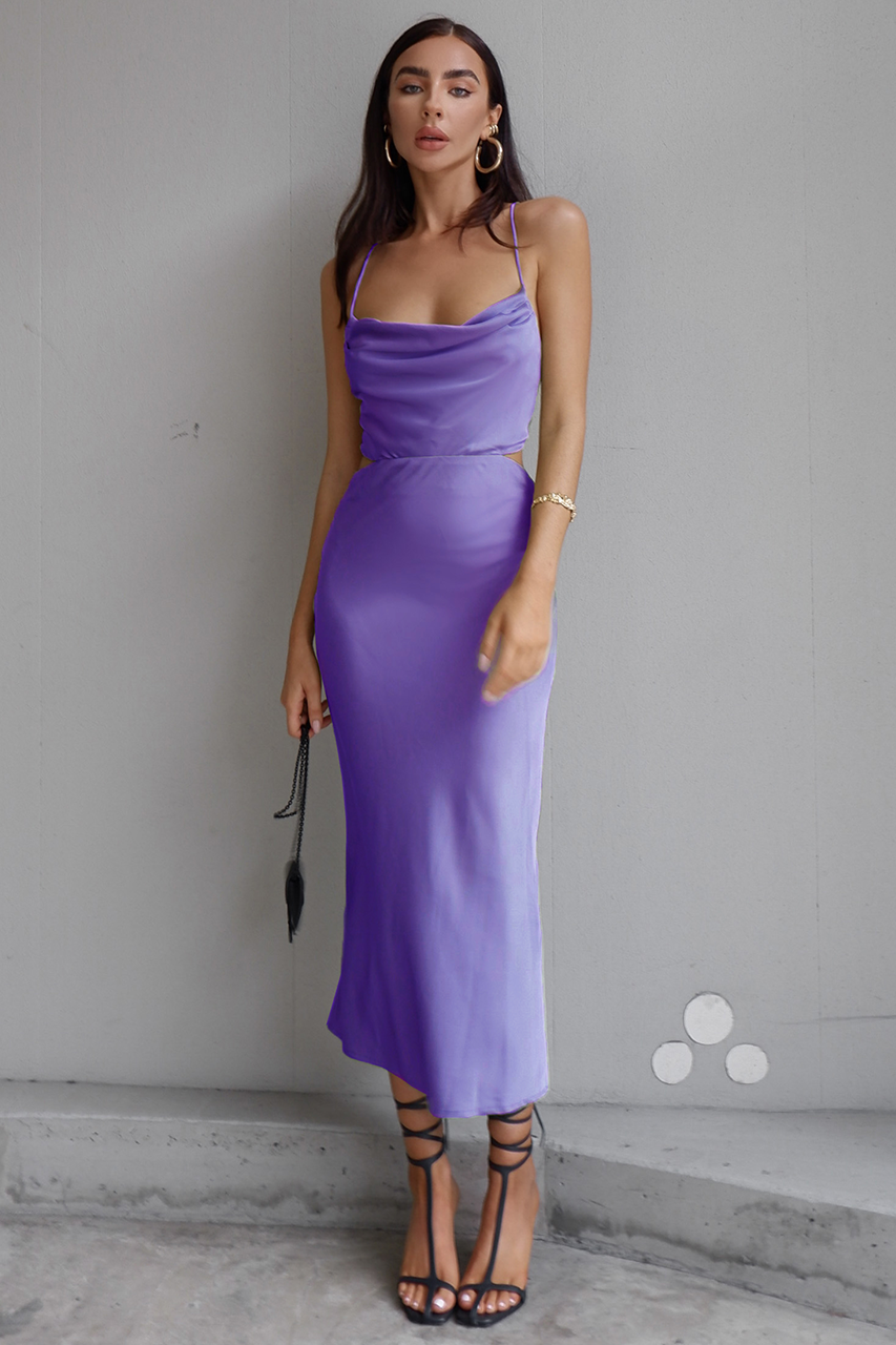 Charis Slip Dress - Violet