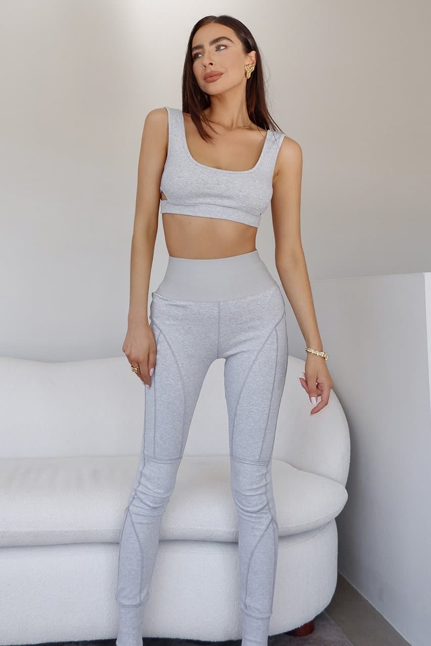 Azra Leggings - Grey Marle