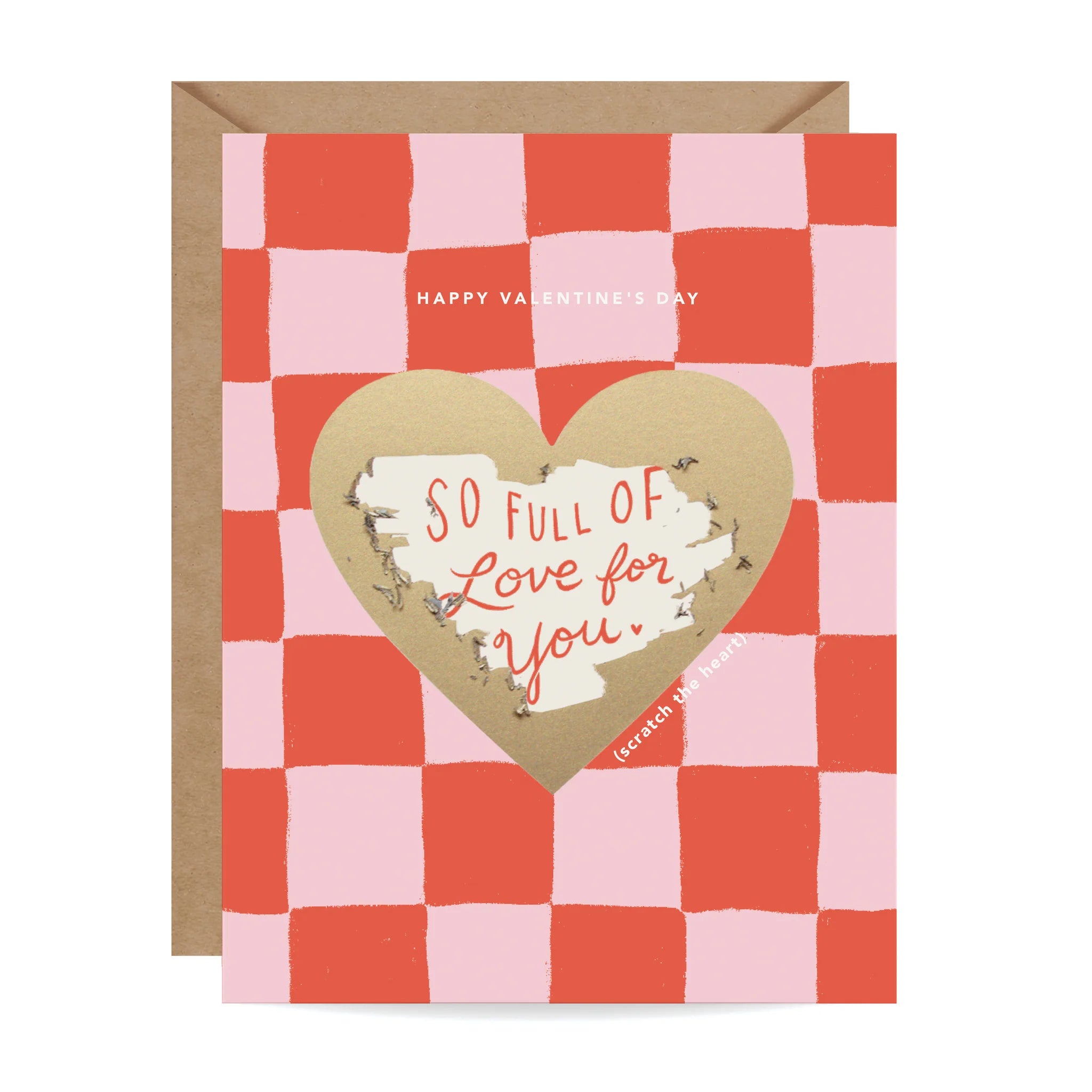 Scratch off Card - So Full of Love - Valentine