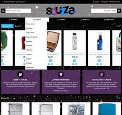 Old Souzza.com layout 2017