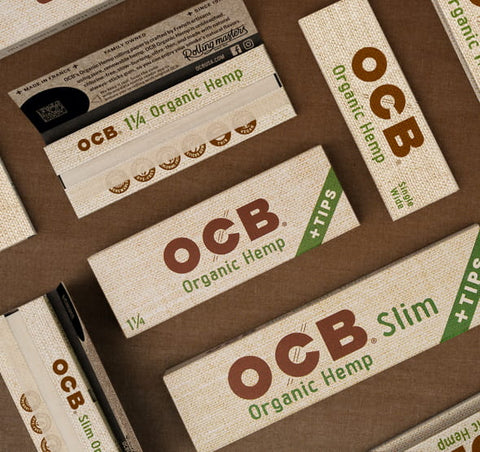 OCB Organic Hemp Rolling Papers Plus Tips