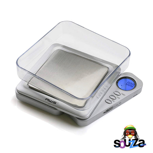 Series Digital Pocket Weight Scale, Stainless-Steel Backlit LCD 100g x 0.01g, (Black), AWS-100-Black - American Weigh Scales