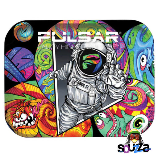 Pulsar Mystical Mushrooms Metal Rolling Tray — Souzza