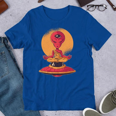 Alien Meditation Half Sleeve T-Shirt
