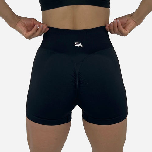 FOCUSSEXY 2 Pack Womens Stretch Yoga Shorts Sport Shorts India