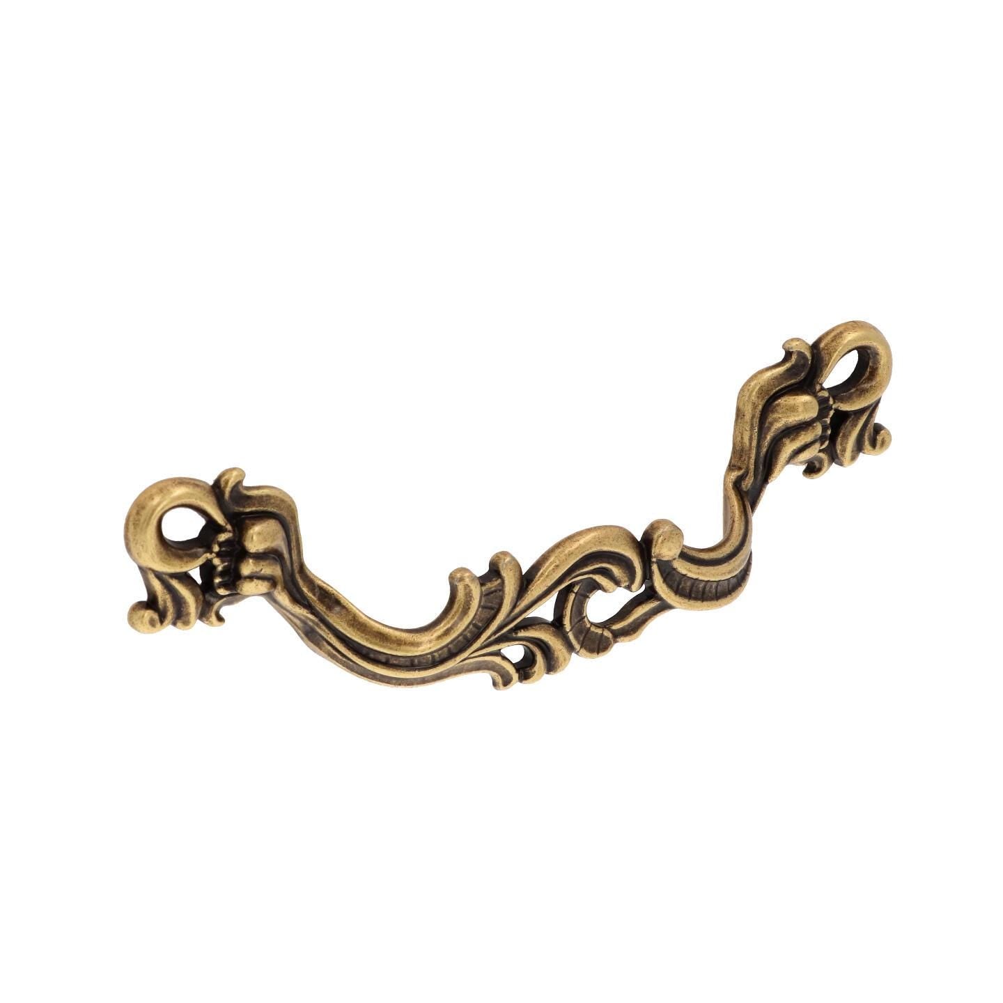 Victorian Antique Brass Drawer Pulls