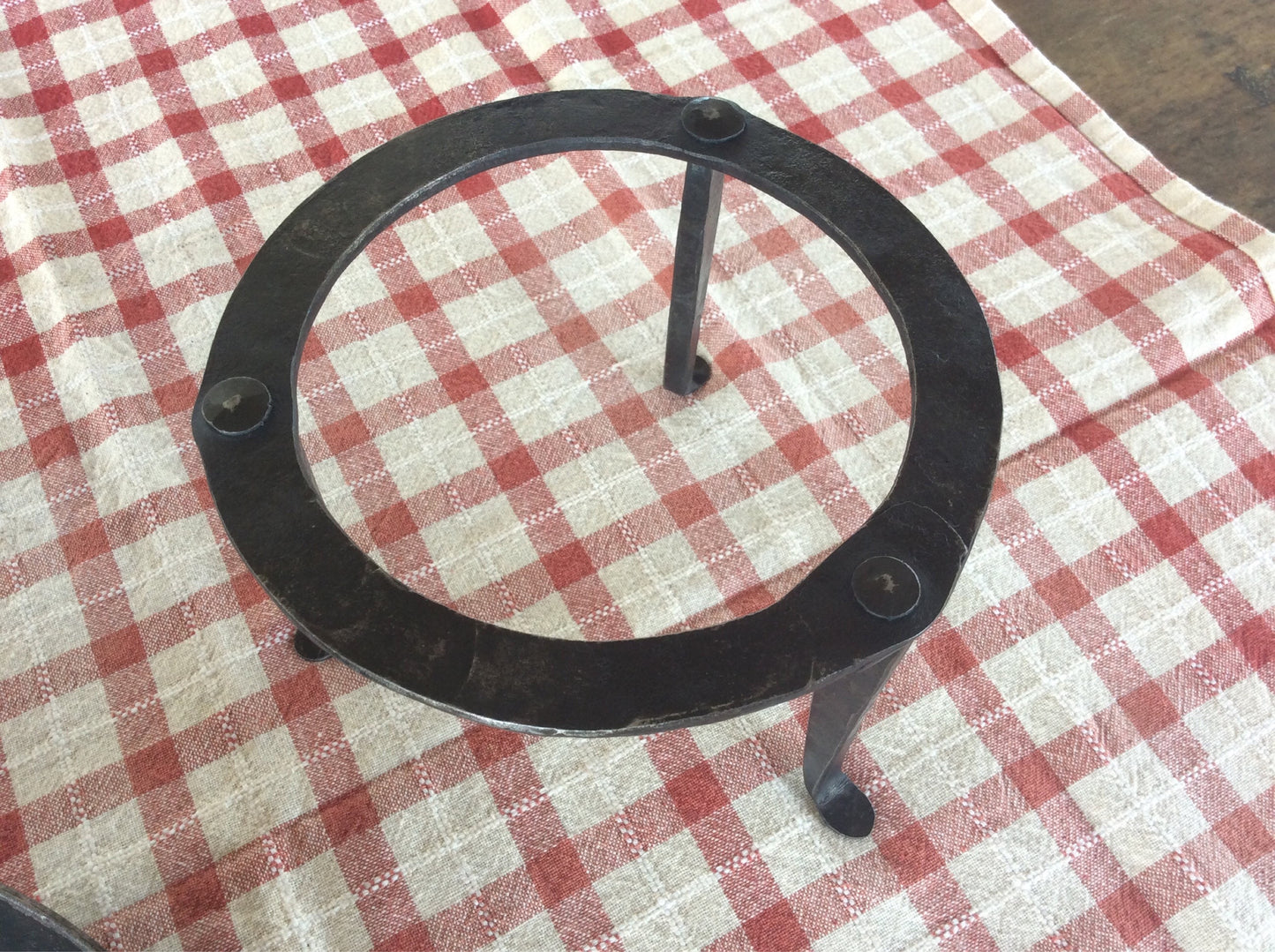 Forged Campfire Cooking Trivet – Old West Iron