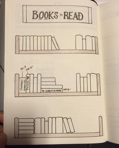 BuJo Bookshelf
