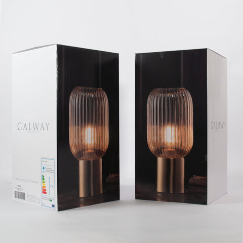 couples fluted lamp set