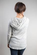 Load image into Gallery viewer, Brushed Marble Knit Hoodie Top
