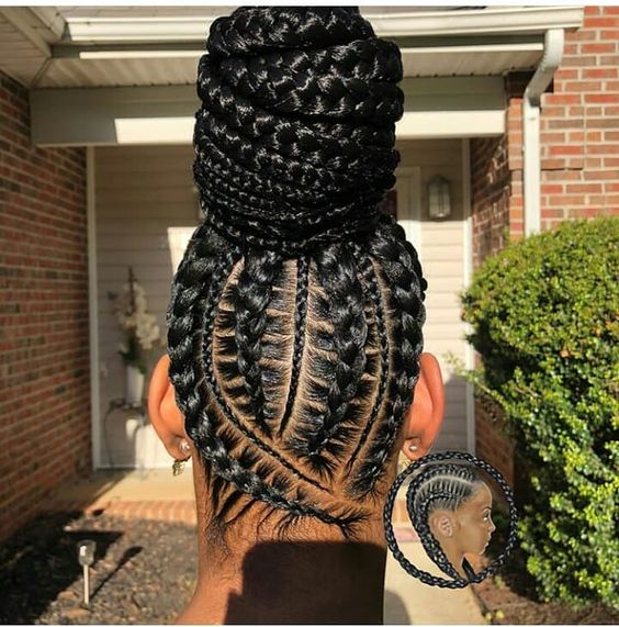Gorgeous African Ponytail Braids For Black Women Natural