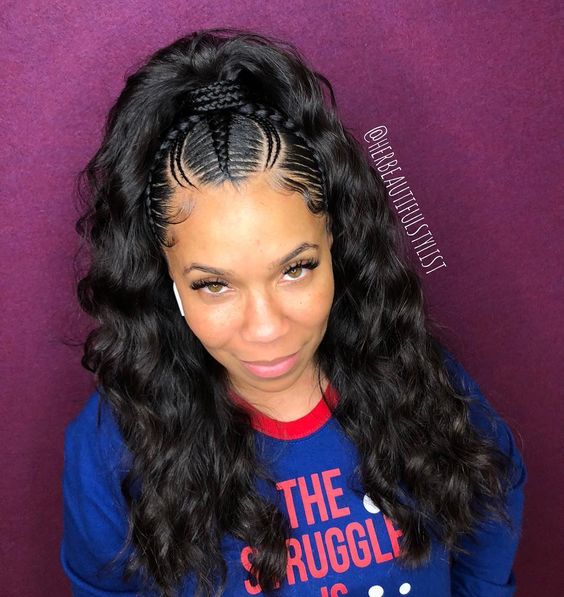 Gorgeous African Ponytail Braids For Black Women Natural